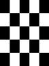 black and white checker pattern